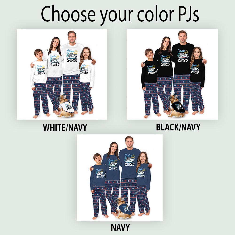 Custom Cruise Squad Matching Pj Sets For Christmas Custom Cruise Squad Matching Pj Sets For Christmas