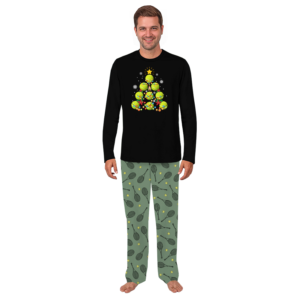 Christmas Tennis Ball Tree Unique Family Christmas Pajamas Christmas Tennis Ball Tree Unique Family Christmas Pajamas