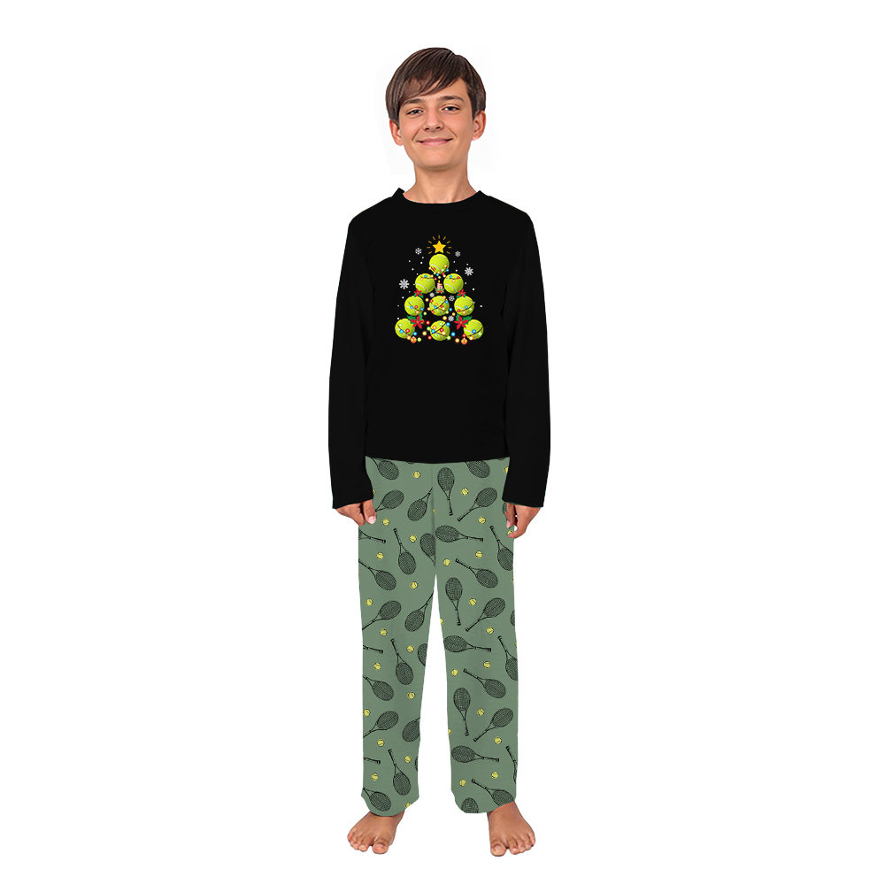 Christmas Tennis Ball Tree Unique Family Christmas Pajamas Christmas Tennis Ball Tree Unique Family Christmas Pajamas