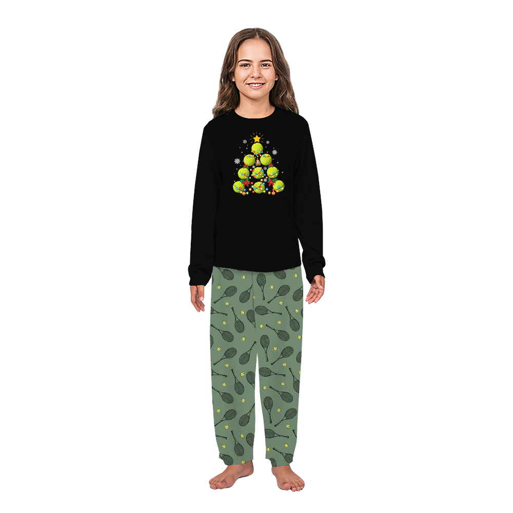 Christmas Tennis Ball Tree Unique Family Christmas Pajamas Christmas Tennis Ball Tree Unique Family Christmas Pajamas