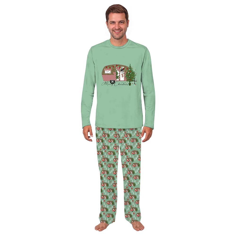 Camping Caravan Matching Pajamas For The Family For Christmas
