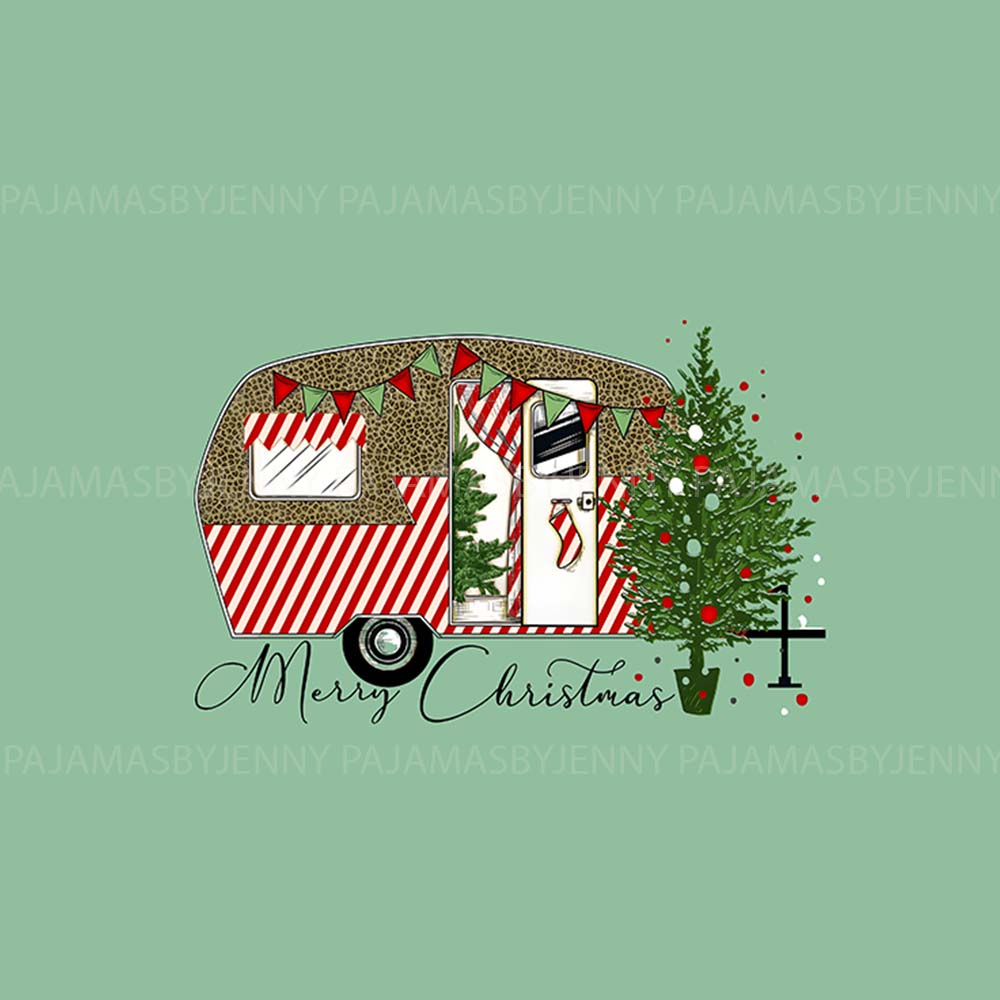 Camping Caravan Matching Pajamas For The Family For Christmas