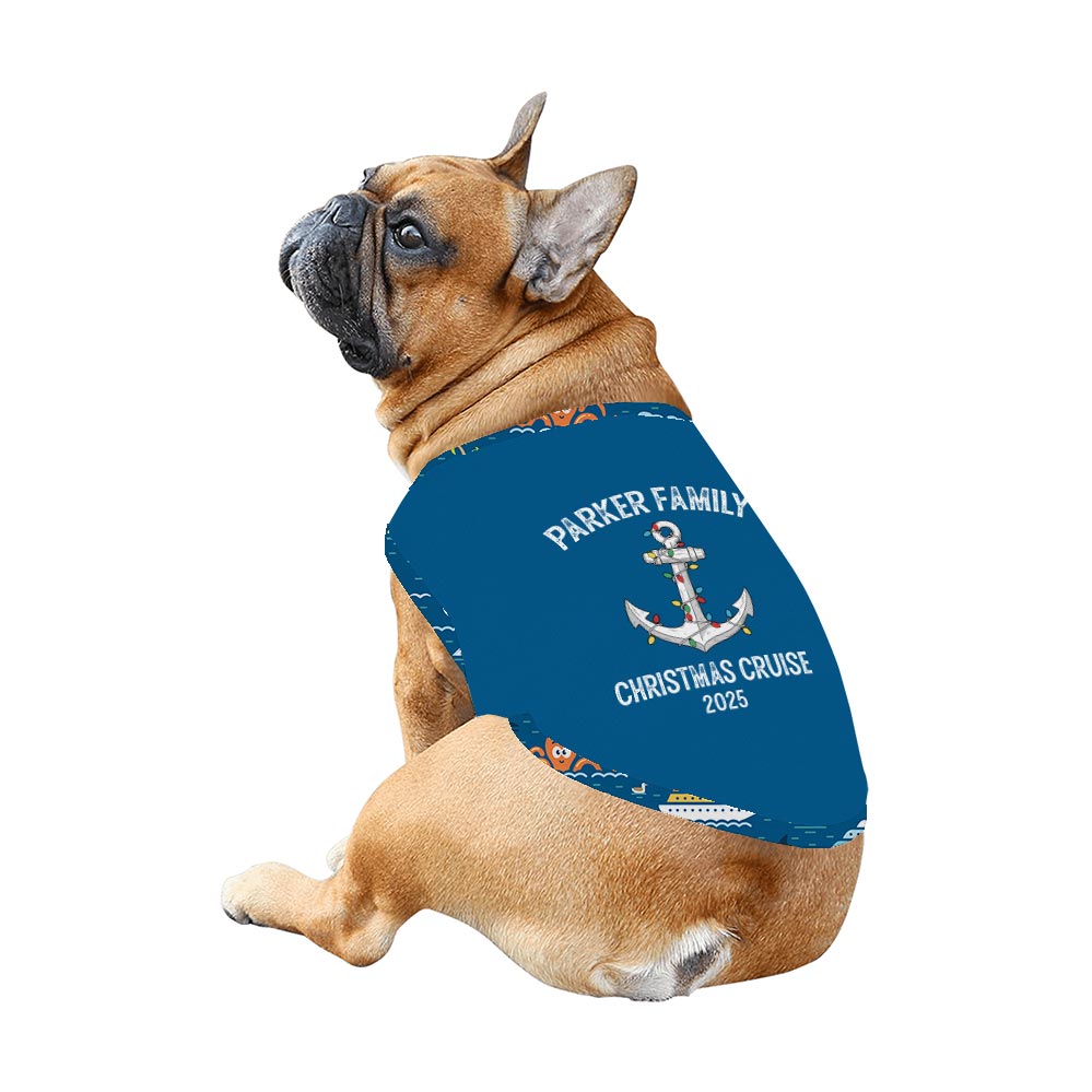 Christmas Cruise with Name and Number Custom Holiday Pajamas