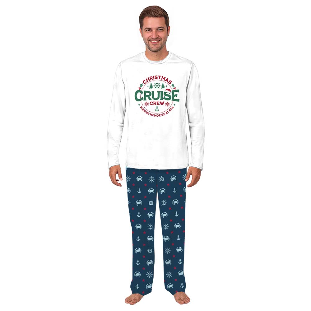 Cool Christmas Crew Family Pajamas For Cruise Holidays Together