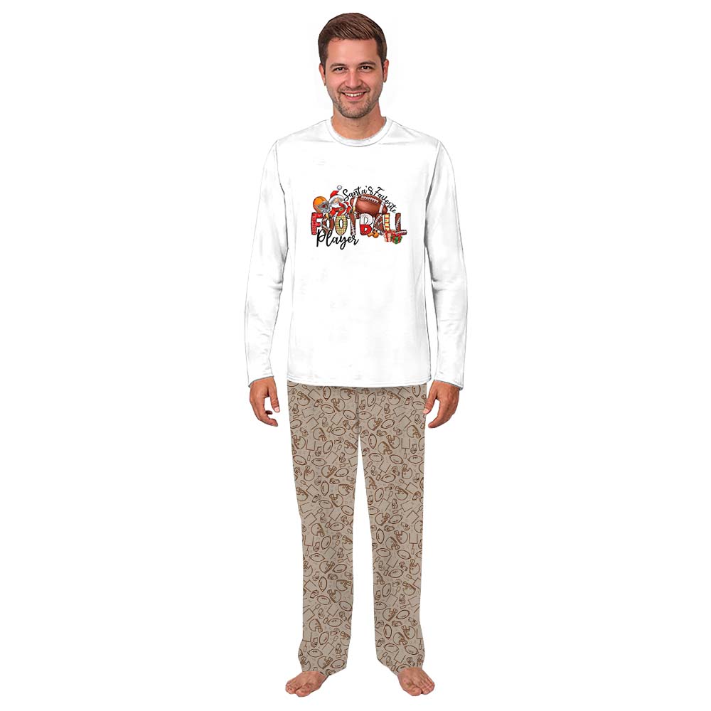 American Football Big And Tall Matching Christmas Pajamas American Football Big And Tall Matching Christmas Pajamas