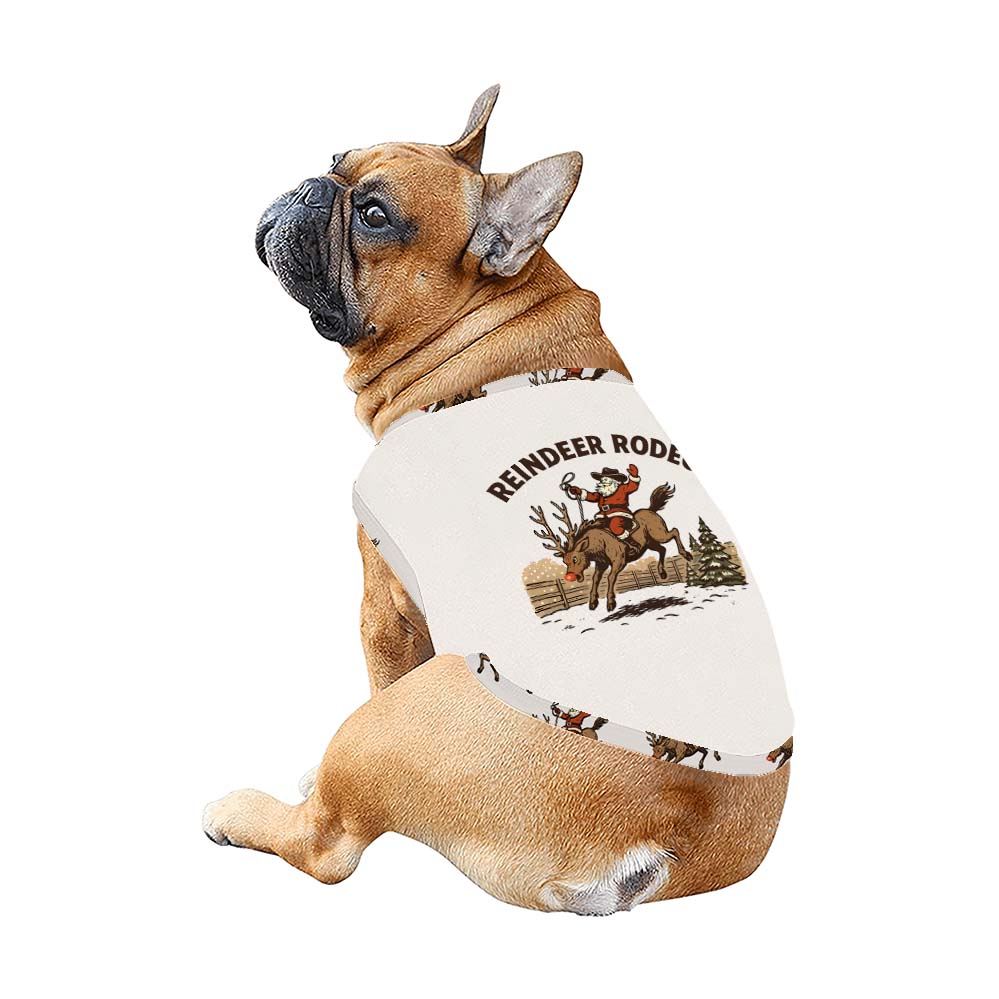 Reindeer Rodeo Matching Human And Dog Christmas Pajamas Reindeer Rodeo Matching Human And Dog Christmas Pajamas