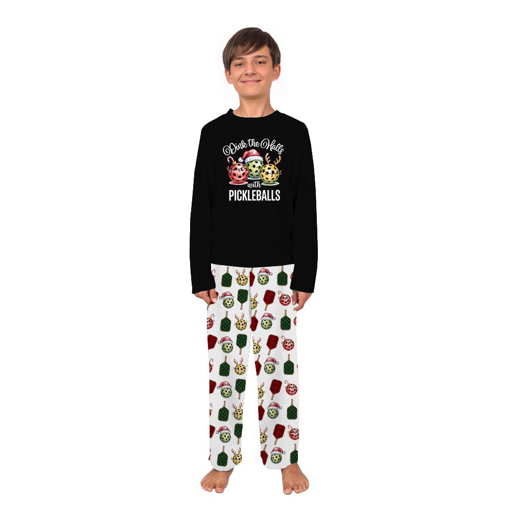 Dink The Halls with Pickleballs Quote Matching Dog And Family Pajamas Dink The Halls with Pickleballs Quote Matching Dog And Family Pajamas