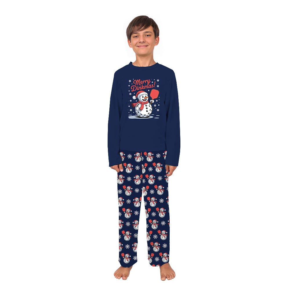 Funny Snowman Playing Pickleball Plus Size Christmas Pajamas Funny Snowman Playing Pickleball Plus Size Christmas Pajamas