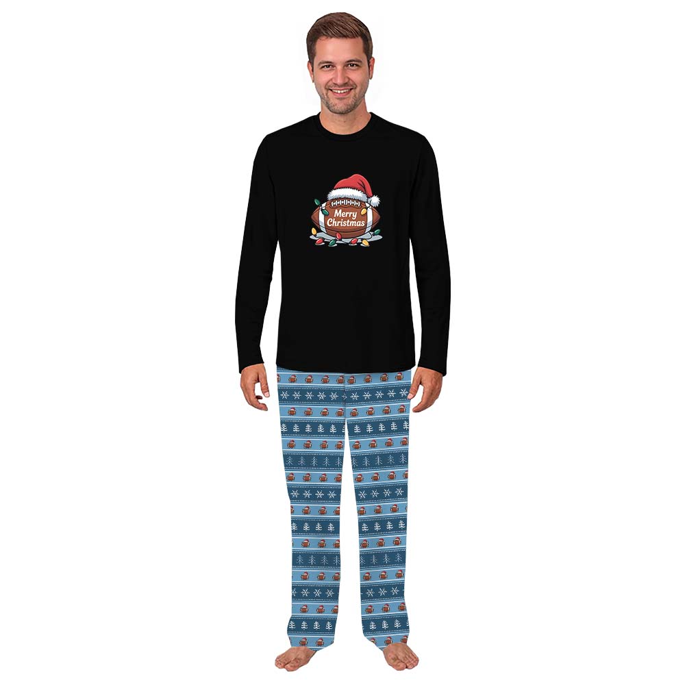 Gridiron Football Family Matching Christmas Pajamas Plus Size