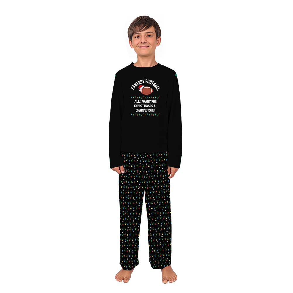 Fantasy Football Pajamas All I Want For Christmas Is Championship