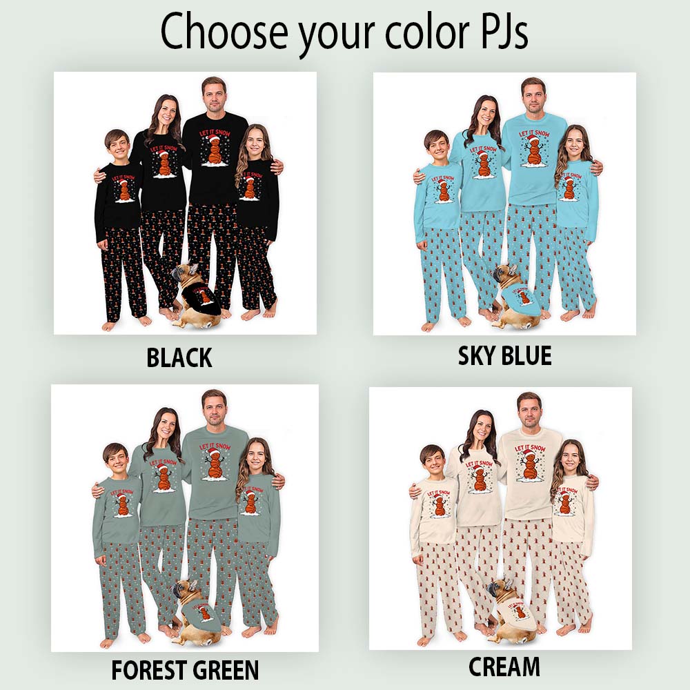 Basketball Snowman Cool Matching Christmas Pajamas