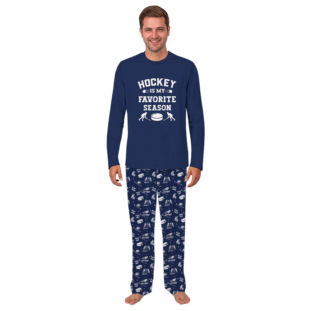 Hockey Is My Favorite Season Pajamas Matching Christmas Family Hockey Is My Favorite Season Pajamas Matching Christmas Family