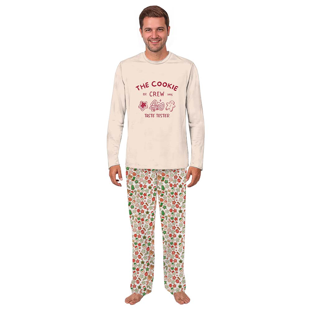 Customizable Cookie Crew Christmas Pajamas With Instant Preview Customizable Cookie Crew Christmas Pajamas With Instant Preview