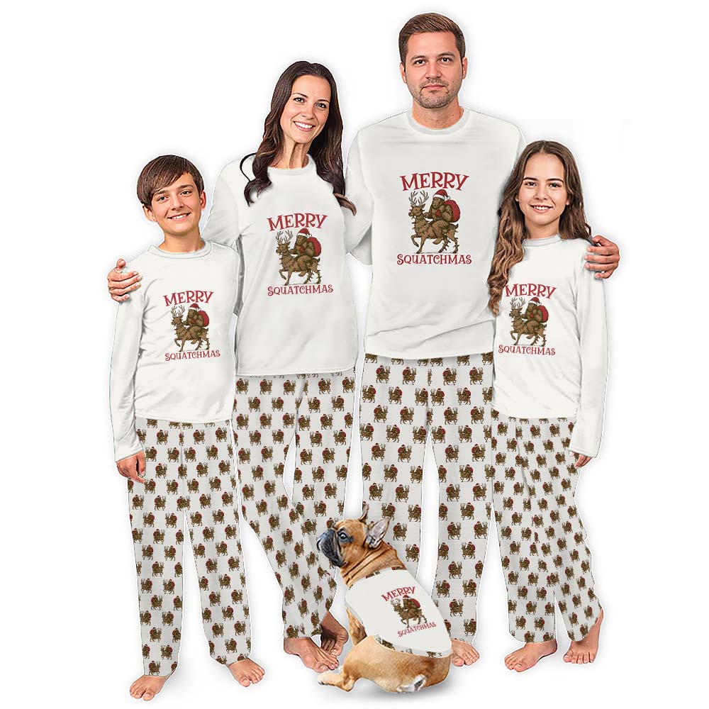 Comfy Matching Sasquatch Christmas Pajamas With Plus Size Comfy Matching Sasquatch Christmas Pajamas With Plus Size