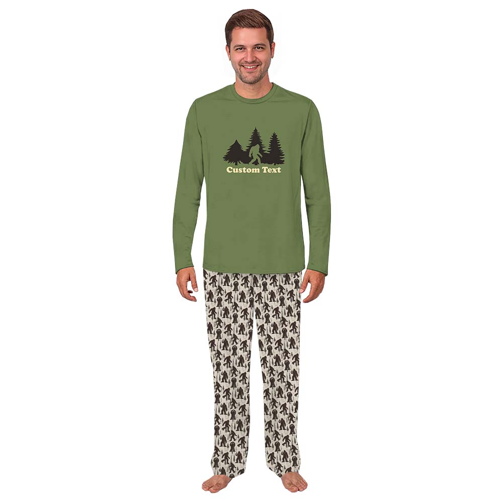 Bigfoot Customizable Christmas Pajamas For Family All Sizes Bigfoot Customizable Christmas Pajamas For Family All Sizes
