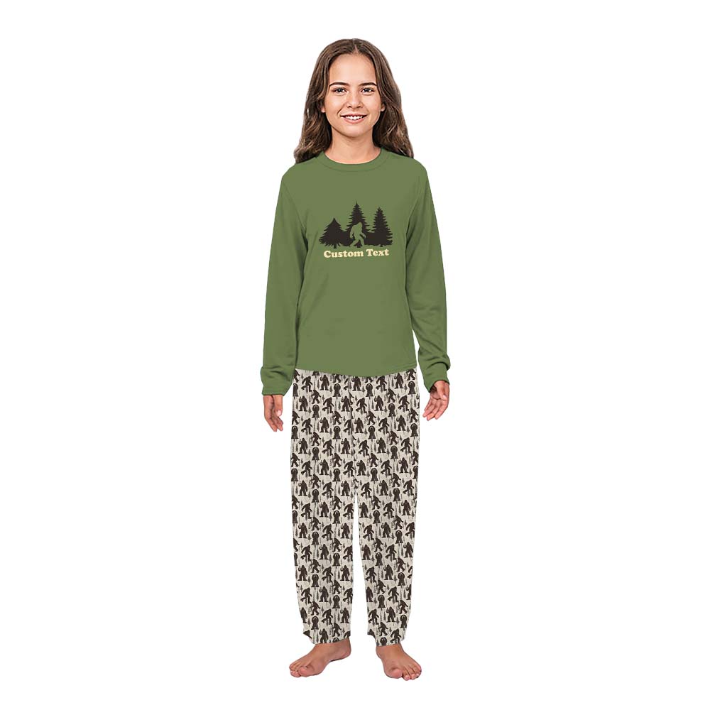 Bigfoot Customizable Christmas Pajamas For Family All Sizes Bigfoot Customizable Christmas Pajamas For Family All Sizes