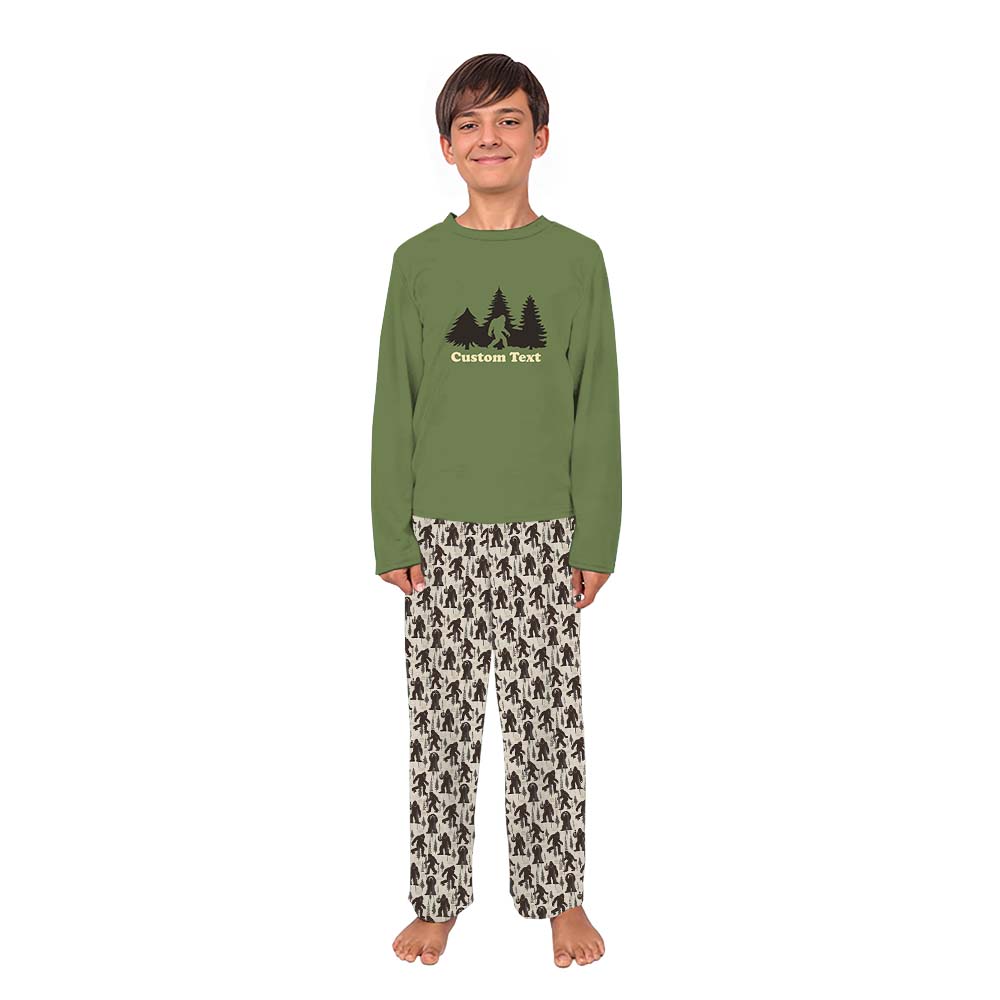 Bigfoot Customizable Christmas Pajamas For Family All Sizes Bigfoot Customizable Christmas Pajamas For Family All Sizes