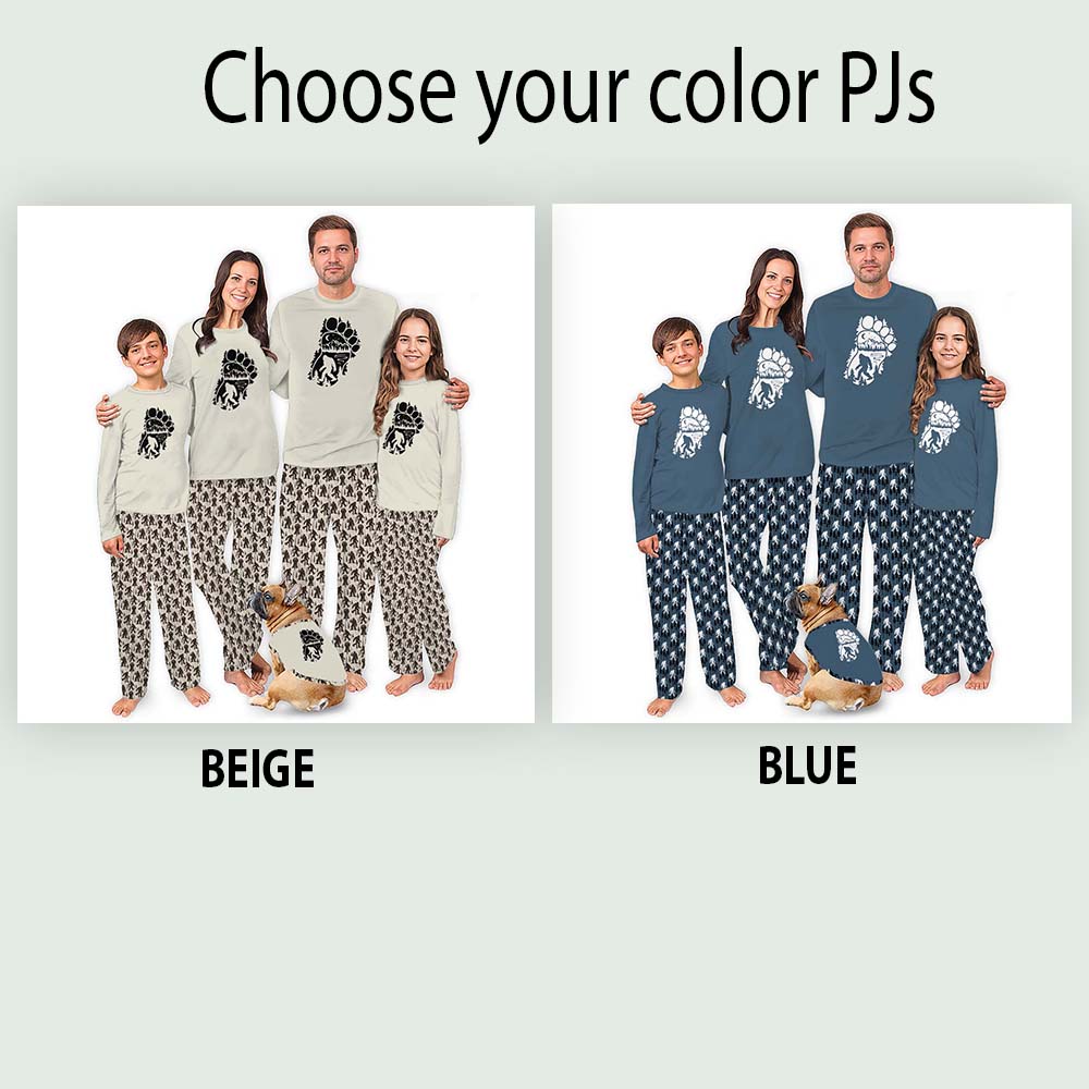 Soft Big Foot Long Sleeve Christmas Pajamas All Sizes