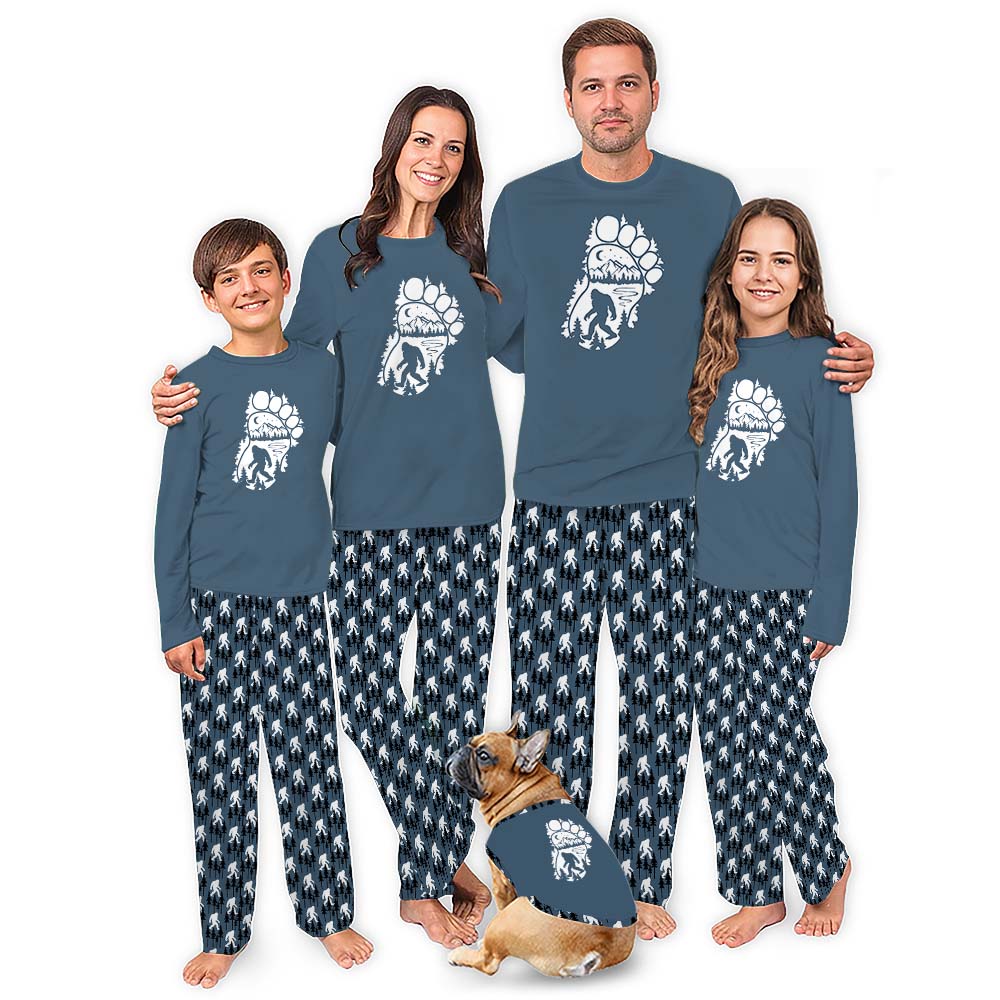 Soft Big Foot Long Sleeve Christmas Pajamas All Sizes