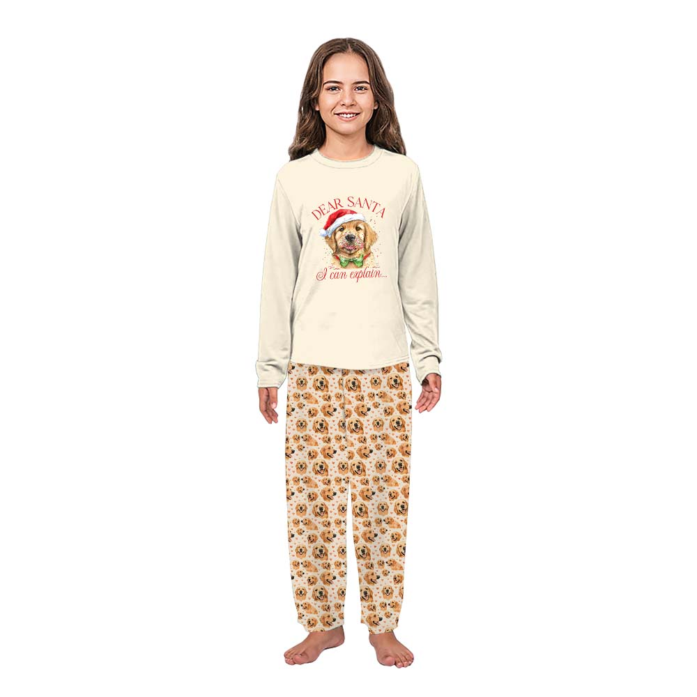 Golden Retriever Matching Christmas Pajamas Big And Tall Golden Retriever Matching Christmas Pajamas Big And Tall