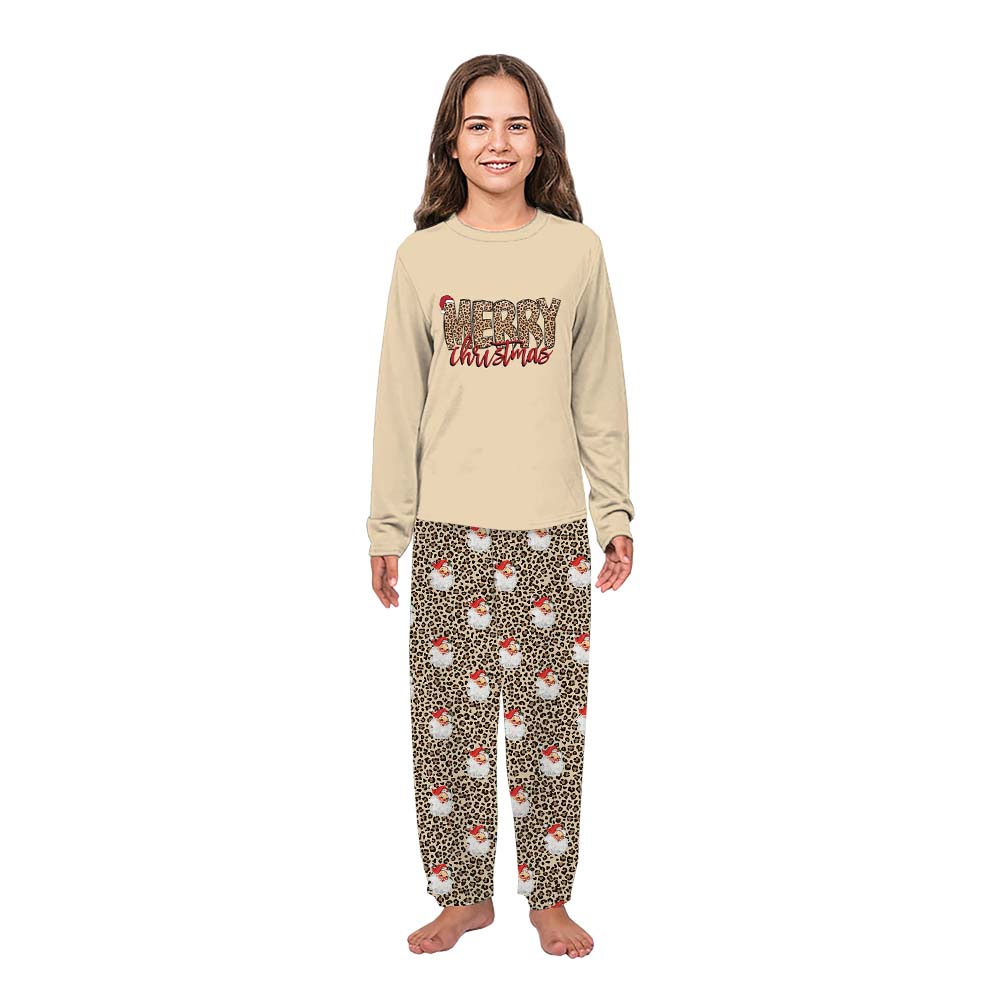 Leopard Print Christmas Pajamas For Family All Sizes Leopard Print Christmas Pajamas For Family All Sizes
