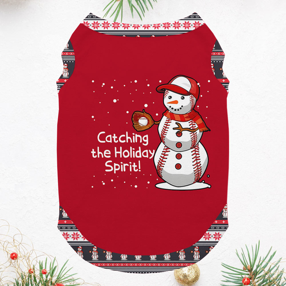 Baseball Snowman Player Matching Family Christmas Pajamas Baseball Snowman Player Matching Family Christmas Pajamas