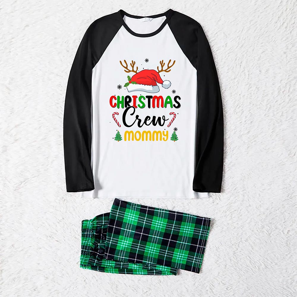 Name Personalized Christmas Crew Matching Family Pajamas Name Personalized Christmas Crew Matching Family Pajamas