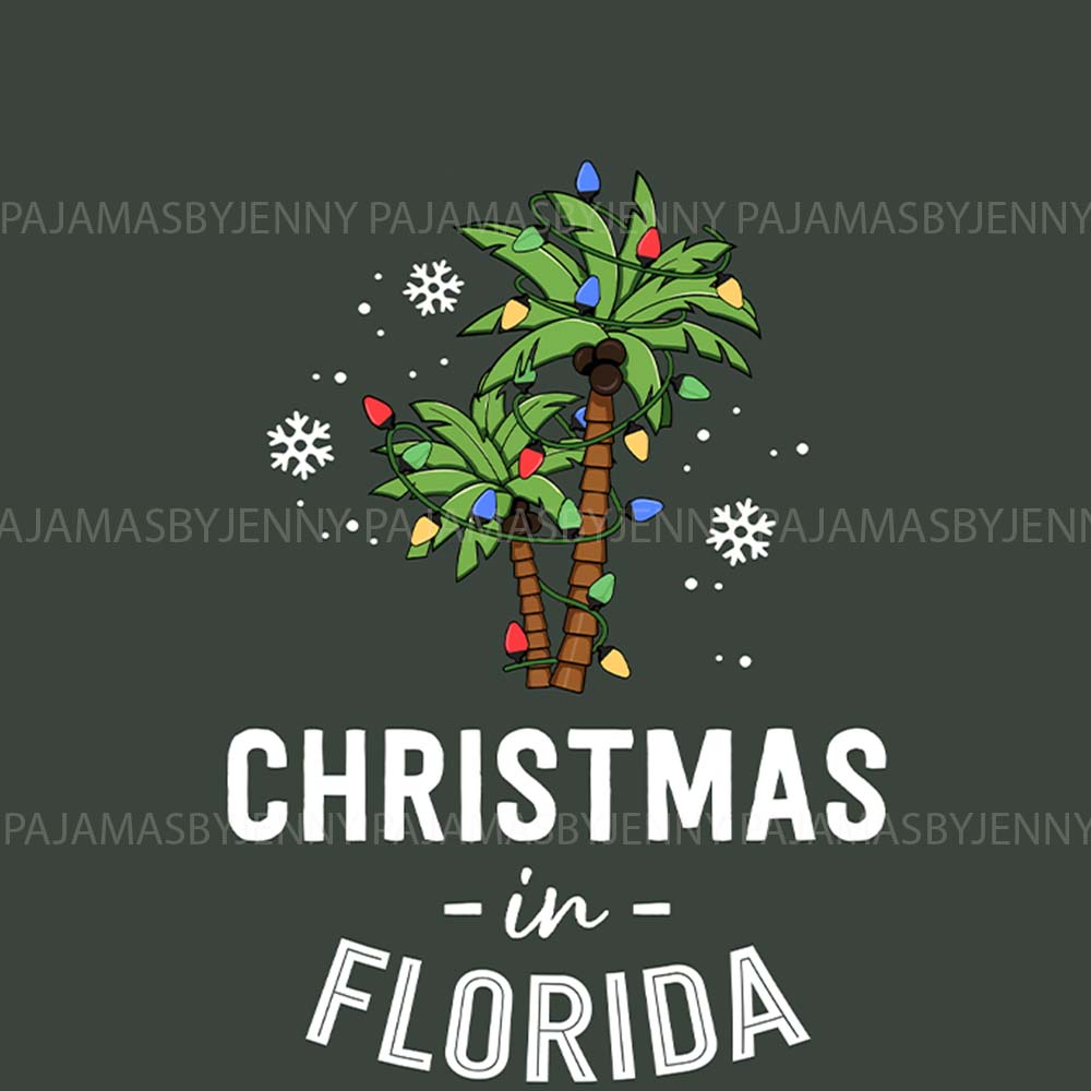 Florida Christmas Pajamas For Dogs And Family
