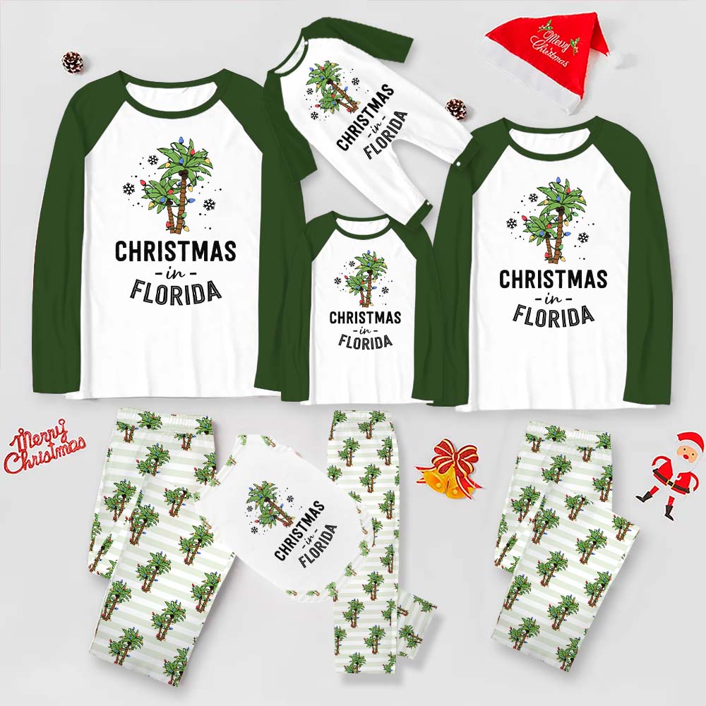Palm Trees Christmas Pajamas For Florida With Plus Size Palm Trees Christmas Pajamas For Florida With Plus Size