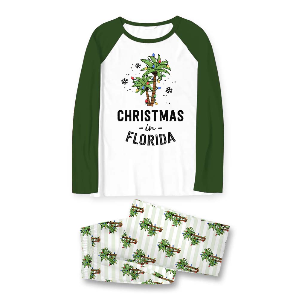 Palm Trees Christmas Pajamas For Florida With Plus Size Palm Trees Christmas Pajamas For Florida With Plus Size