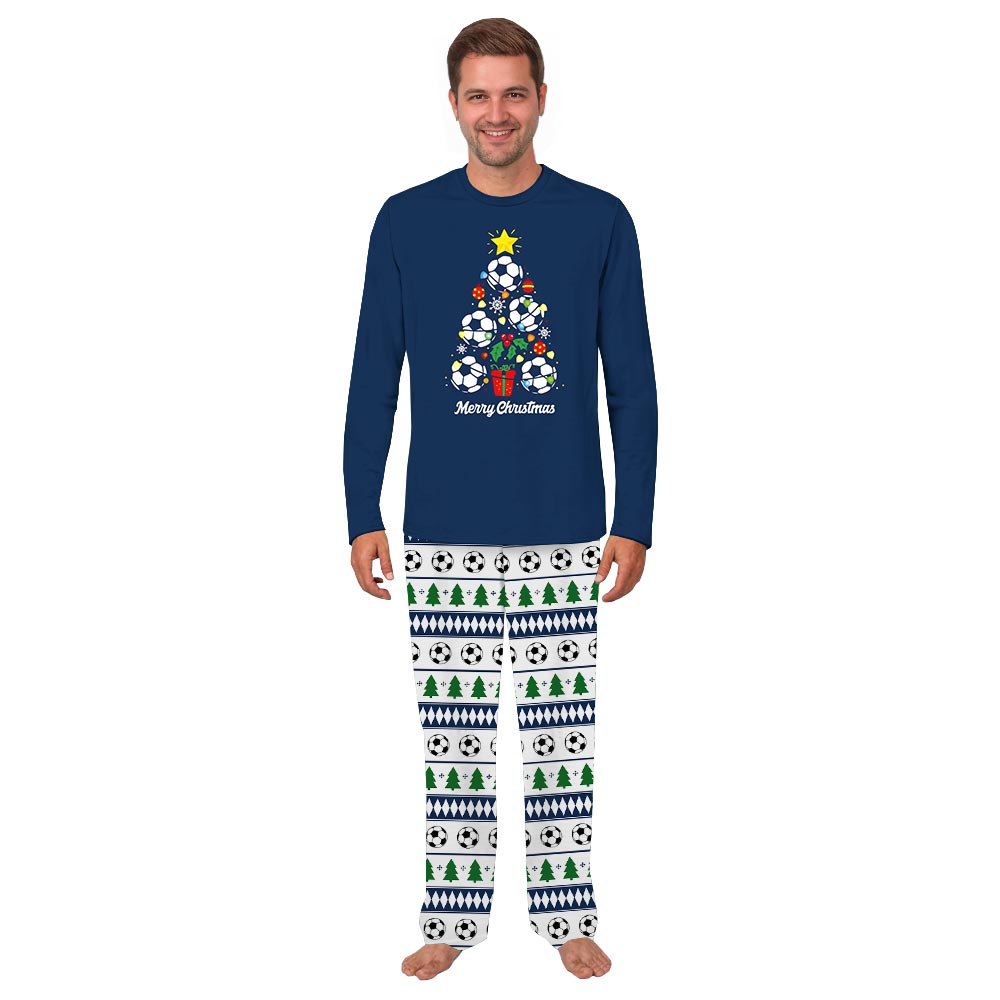 Soccer Christmas Tree Xmas Pajamas Matching with Ugly Pants Soccer Christmas Tree Xmas Pajamas Matching with Ugly Pants