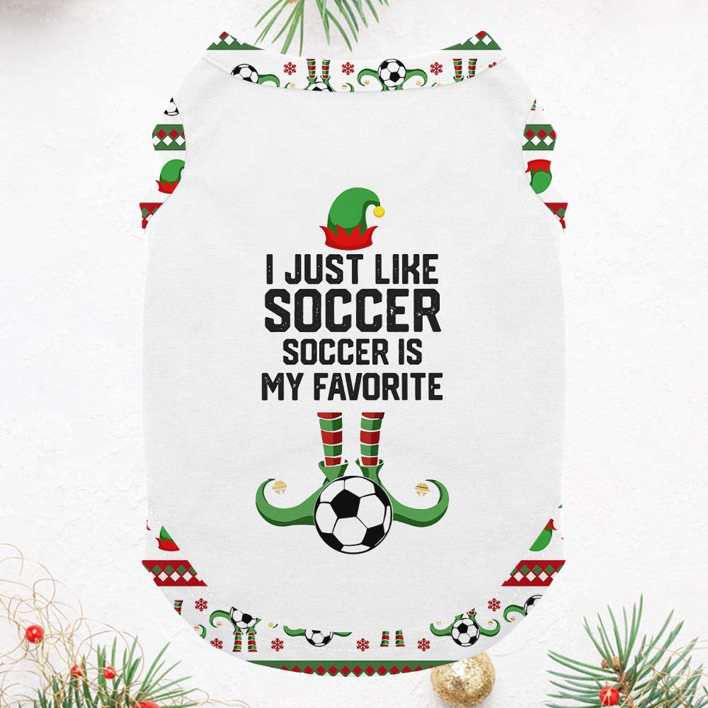Christmas Elf Soccer Team Pajamas With Pockets Christmas Elf Soccer Team Pajamas With Pockets