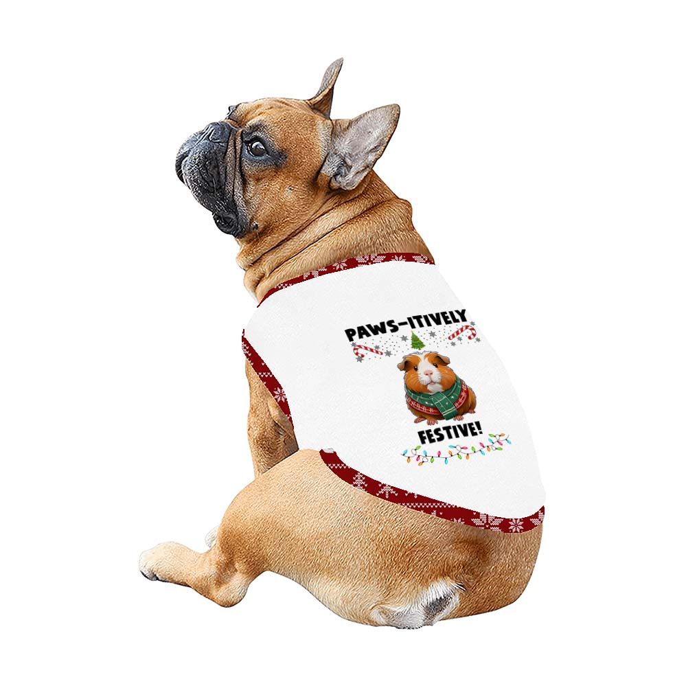 Cute Guinea Pig Christmas Pajamas With Customizable Sayings