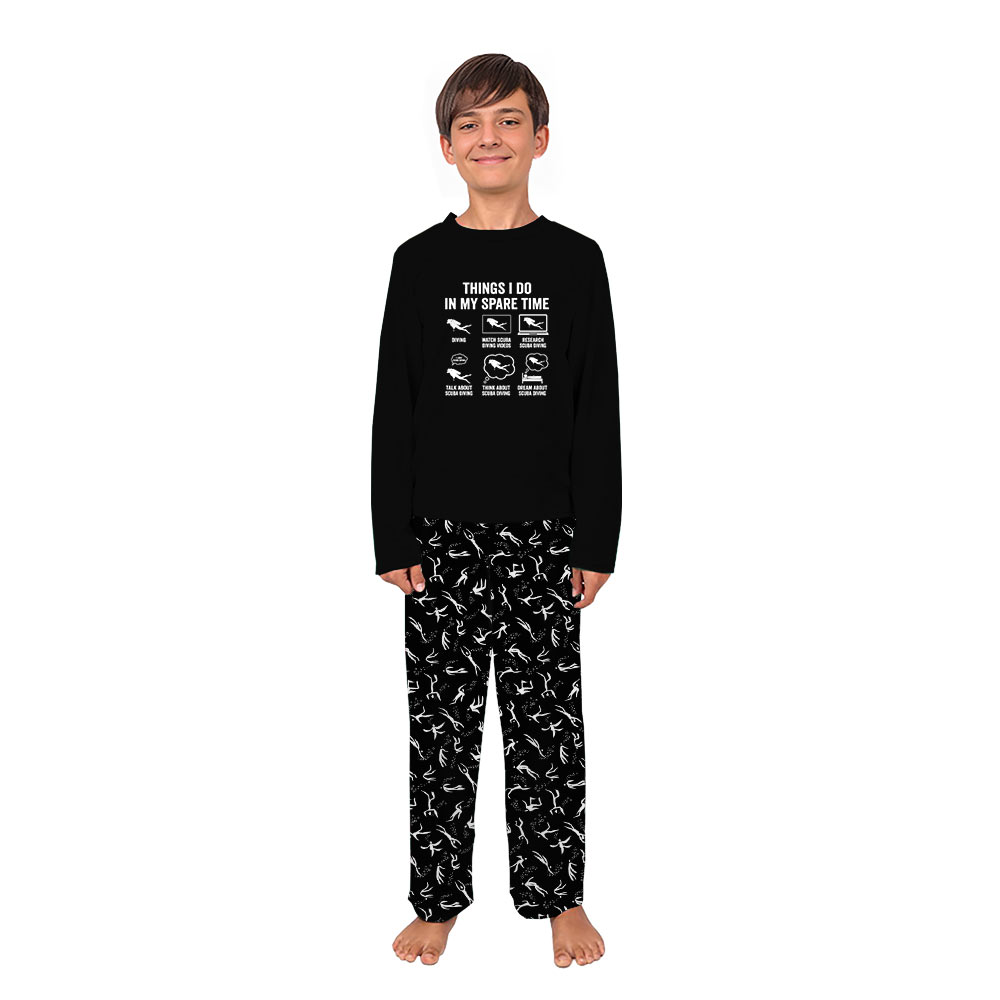 Funny Scuba Diver Christmas Pajamas Matching Family And Dog Funny Scuba Diver Christmas Pajamas Matching Family And Dog