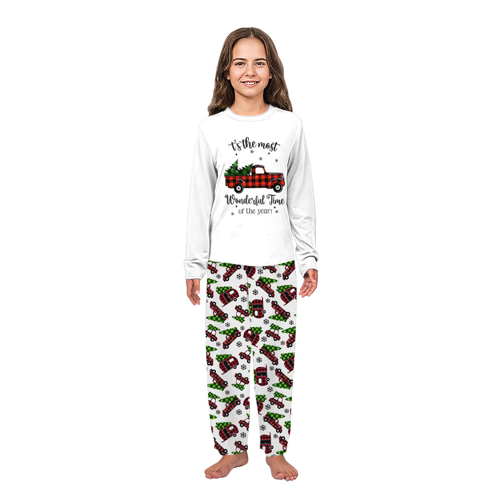 Red Truck Christmas Tree Pajamas Matching Family Sleepwear Red Truck Christmas Tree Pajamas Matching Family Sleepwear