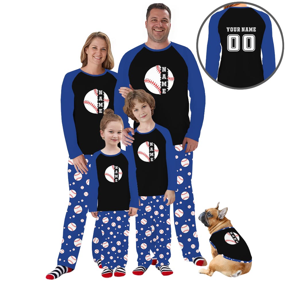 Festive Baseball Name Custom Matching Christmas Outfits Festive Baseball Name Custom Matching Christmas Outfits