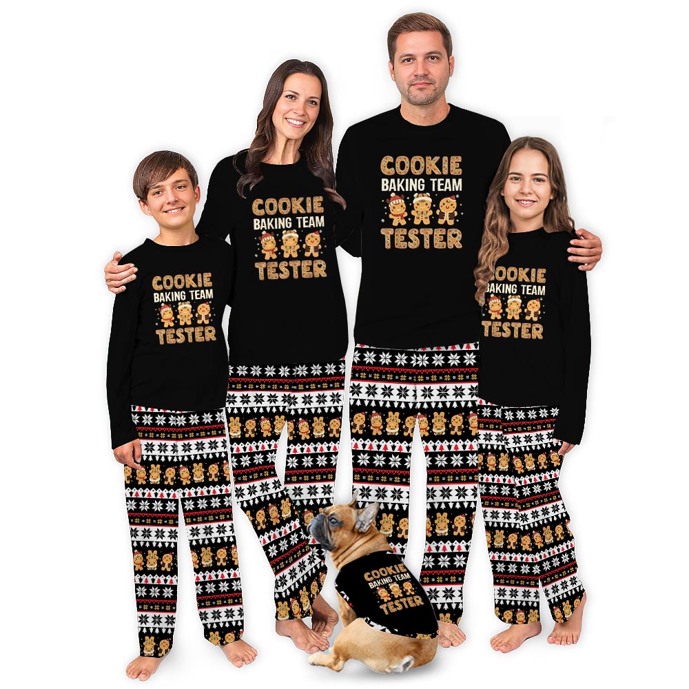 Funny Cooking Baking Gingerbread Tester Family Christmas Pajamas Funny Cooking Baking Gingerbread Tester Family Christmas Pajamas