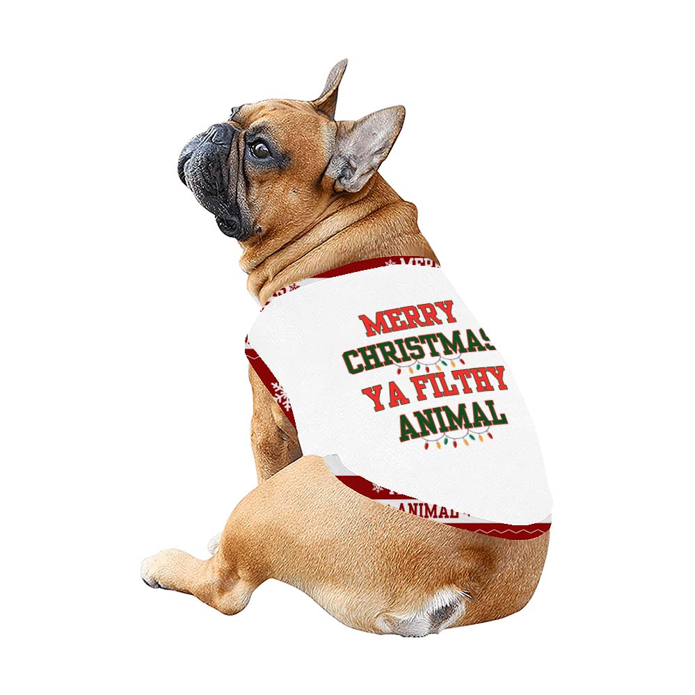 Merry Christmas Ya Filthy Animal Matching Pjs For Dog And Owner