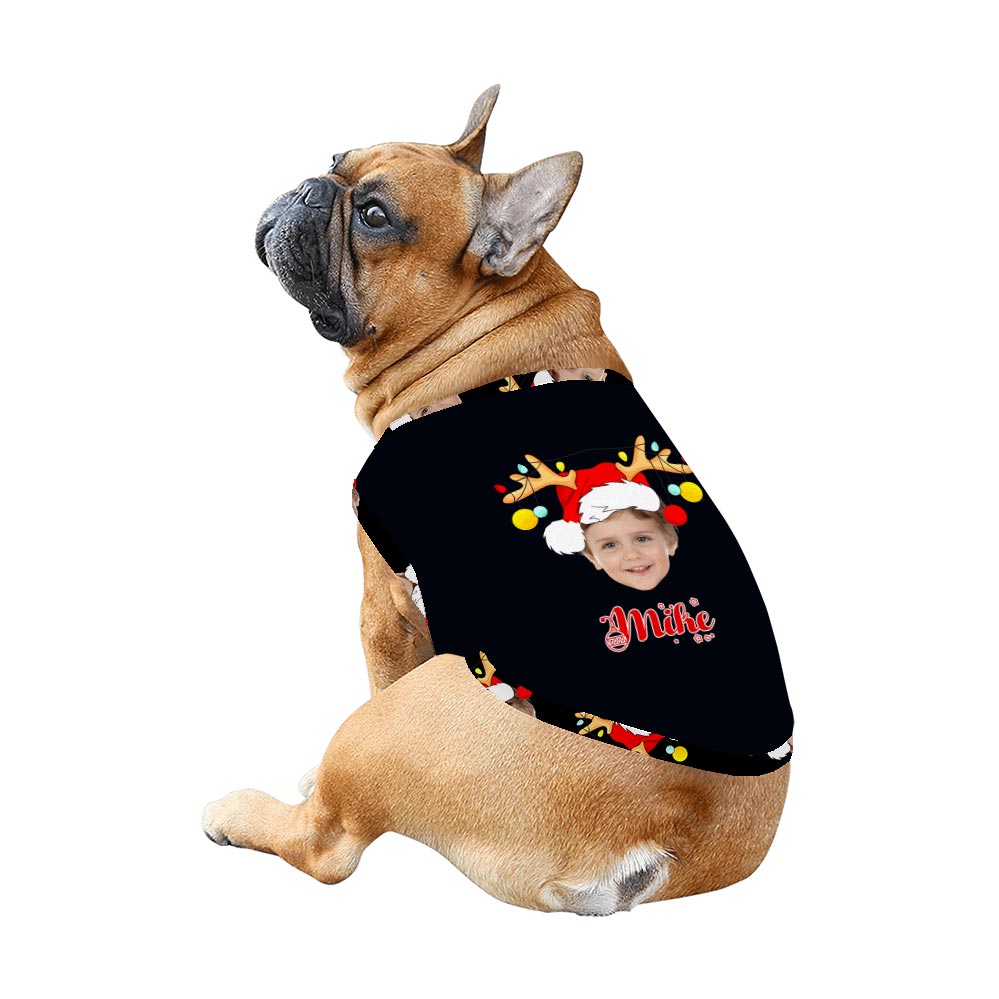 Reindeer Name and Face Personalized Christmas Pajamas Reindeer Name and Face Personalized Christmas Pajamas
