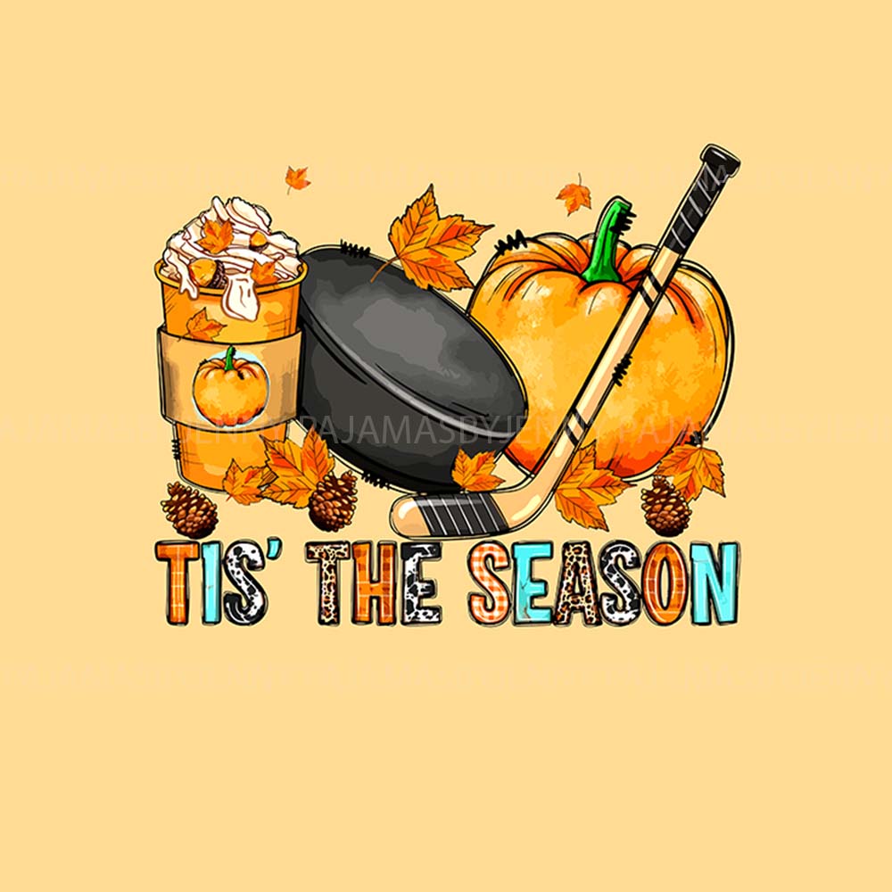 Thanksgiving Hockey Family Matching Pajamas Saying Tis The Season Thanksgiving Hockey Family Matching Pajamas Saying Tis The Season