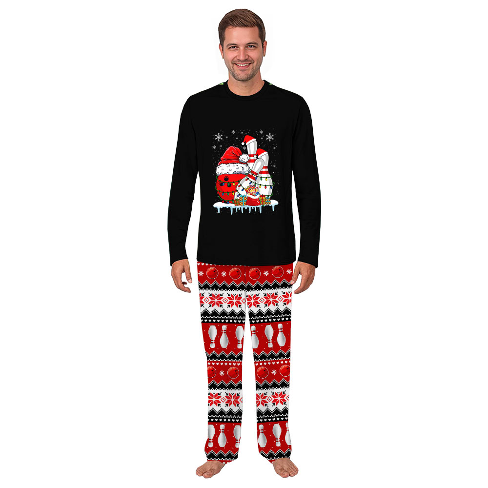 Ugly Bowling Christmas Pajamas Matching Family And Dog