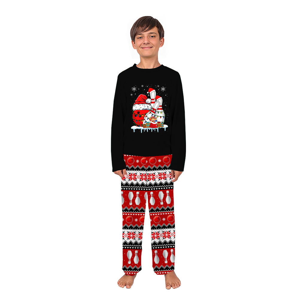 Ugly Bowling Christmas Pajamas Matching Family And Dog