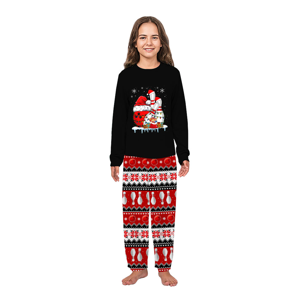 Ugly Bowling Christmas Pajamas Matching Family And Dog