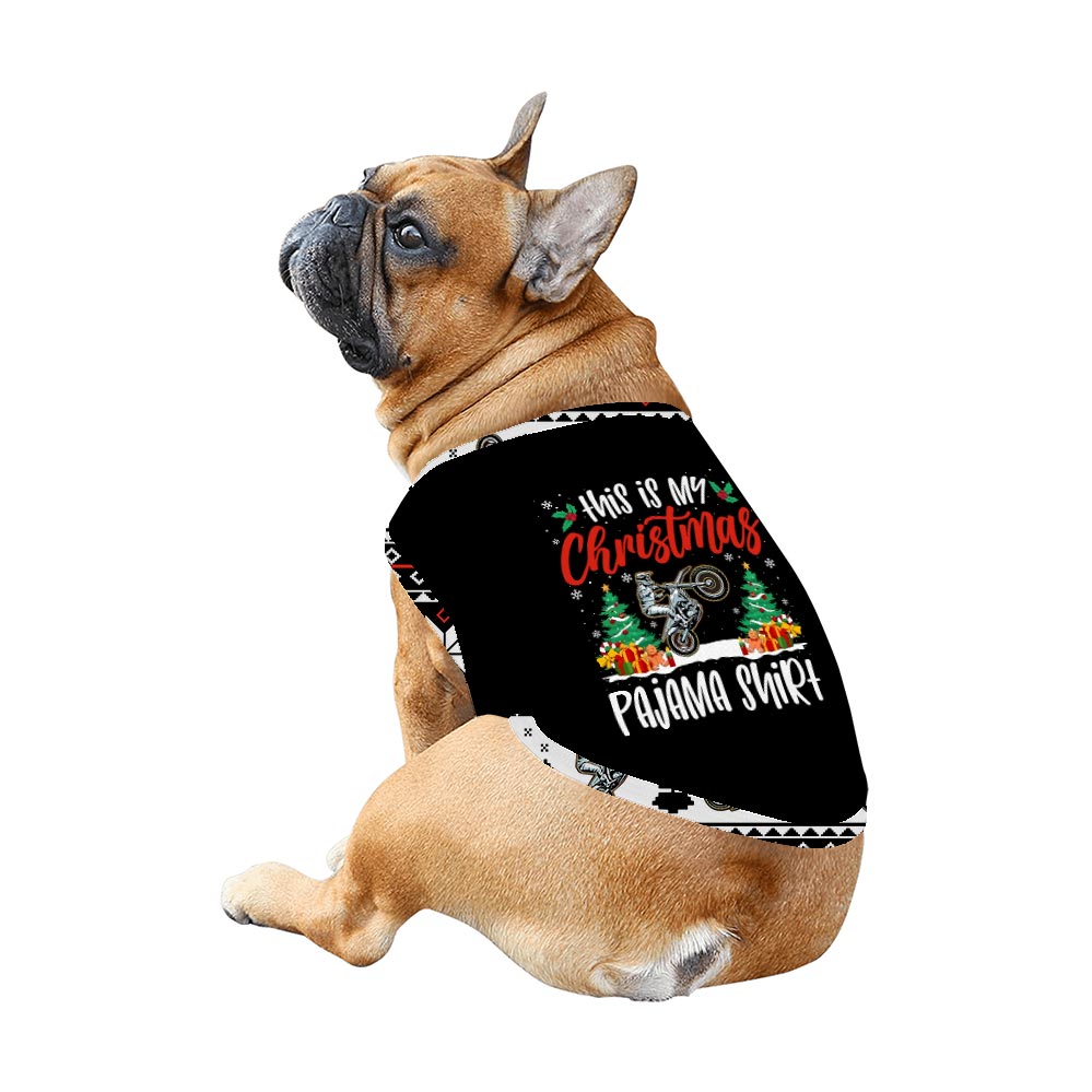This is my Christmas Motocross Dog Human Matching Pajamas