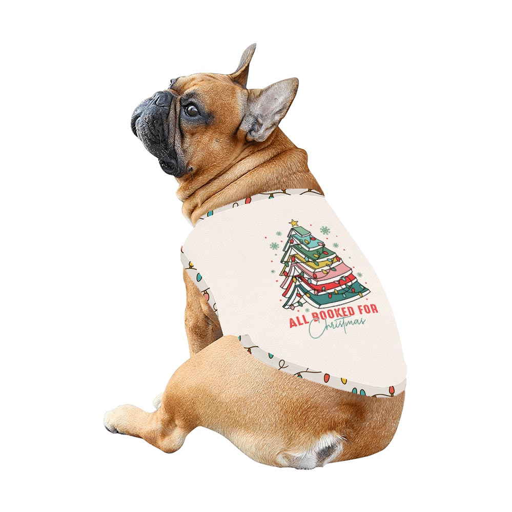 Cute All Booked for Christmas Pajamas Family And Dog