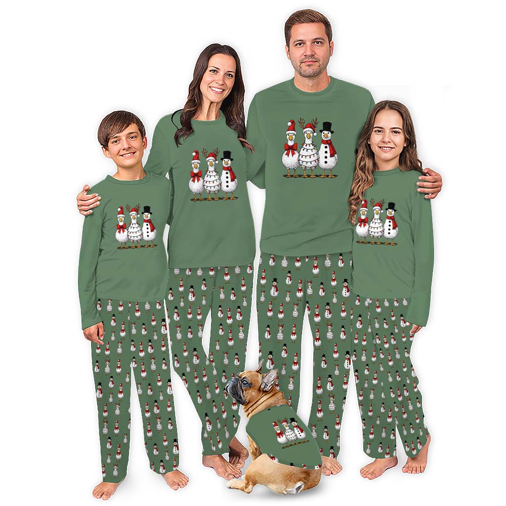 Silly Goose Family Christmas Pajamas With All Sizes Silly Goose Family Christmas Pajamas With All Sizes