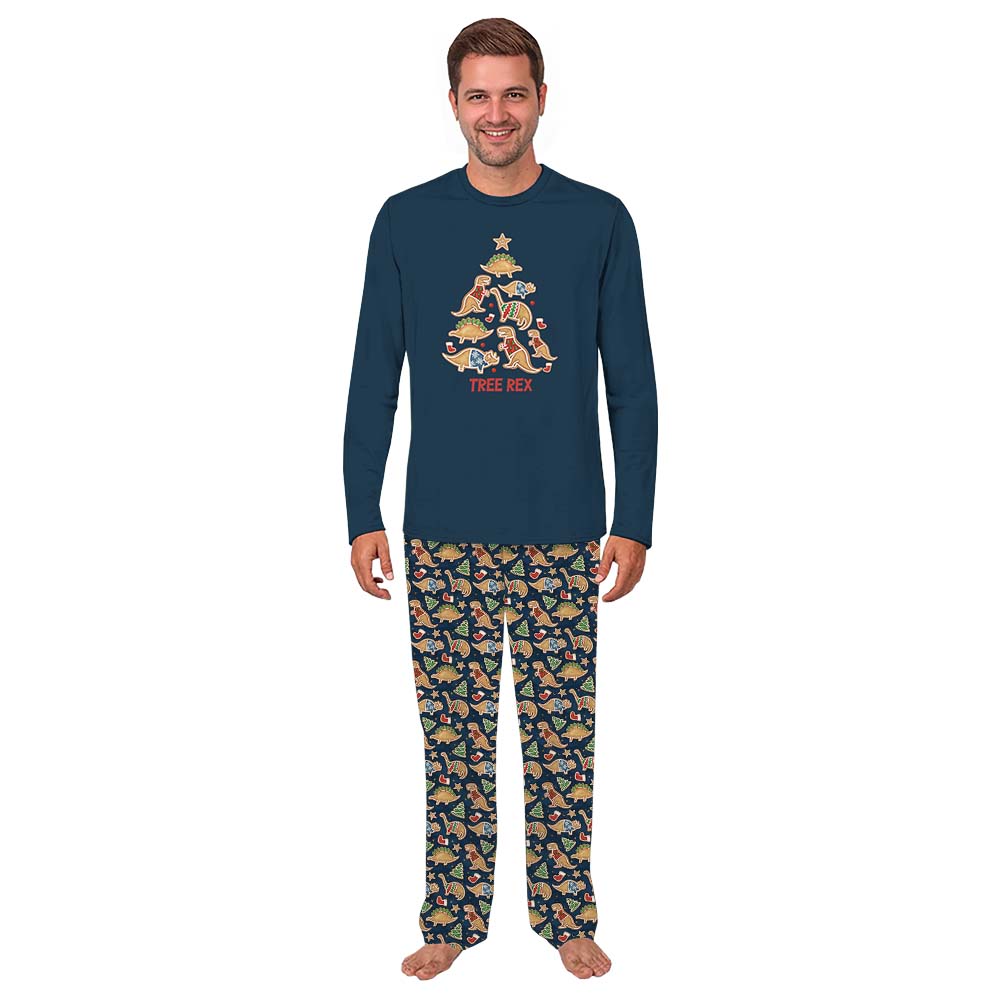 Dinosaur Christmas Cookie Pajamas With Pockets Dinosaur Christmas Cookie Pajamas With Pockets