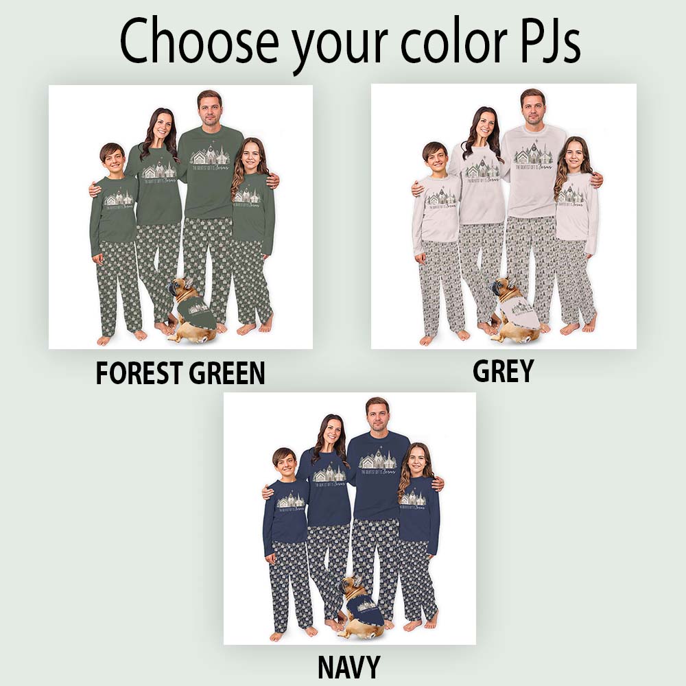 Church Christian Matching Family Pajamas With Plus Sizes Church Christian Matching Family Pajamas With Plus Sizes