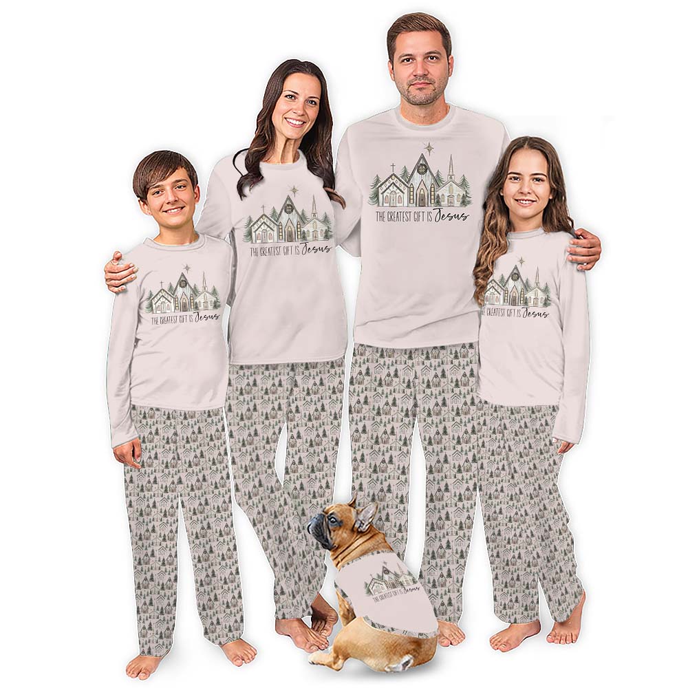 Church Christian Matching Family Pajamas With Plus Sizes Church Christian Matching Family Pajamas With Plus Sizes