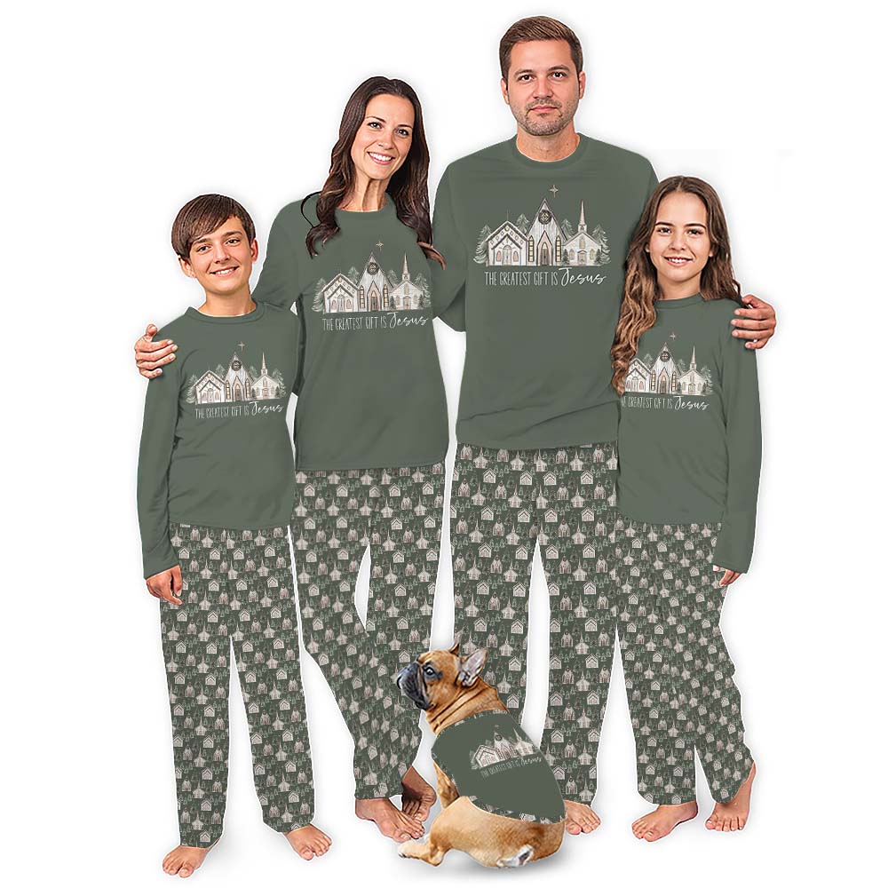 Church Christian Matching Family Pajamas With Plus Sizes Church Christian Matching Family Pajamas With Plus Sizes